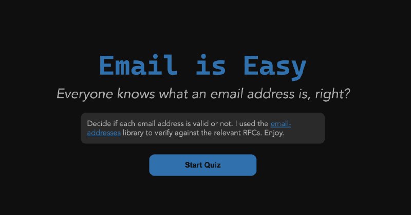 Email is Easy