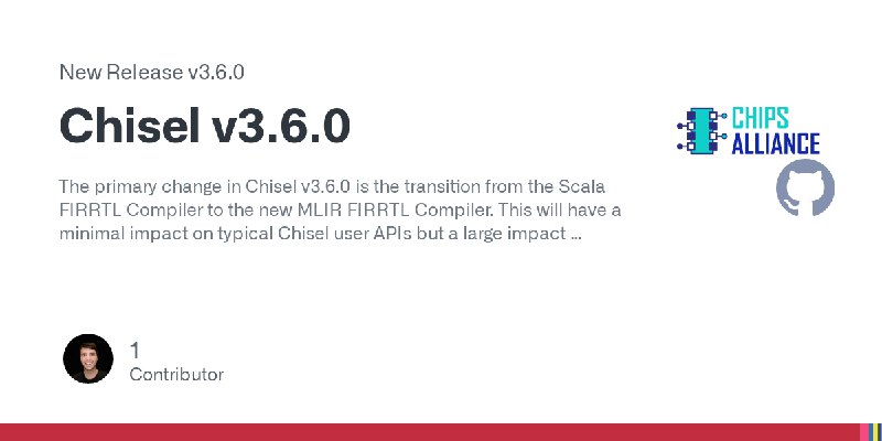 Release Chisel v3.6.0 · chipsalliance/chisel