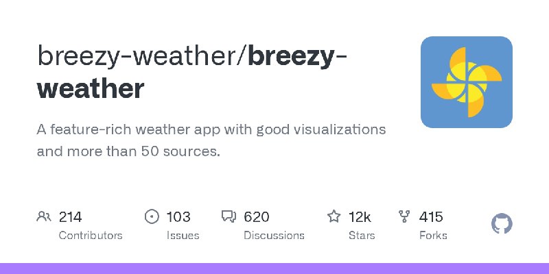 GitHub - breezy-weather/breezy-weather: A feature-rich weather app with good visualizations and more than 50 sources.