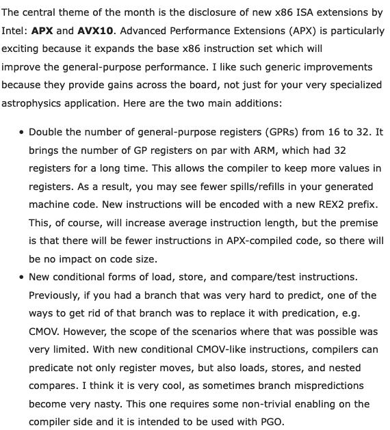 #今日看了什么APX还加了访存相关的谓词化
