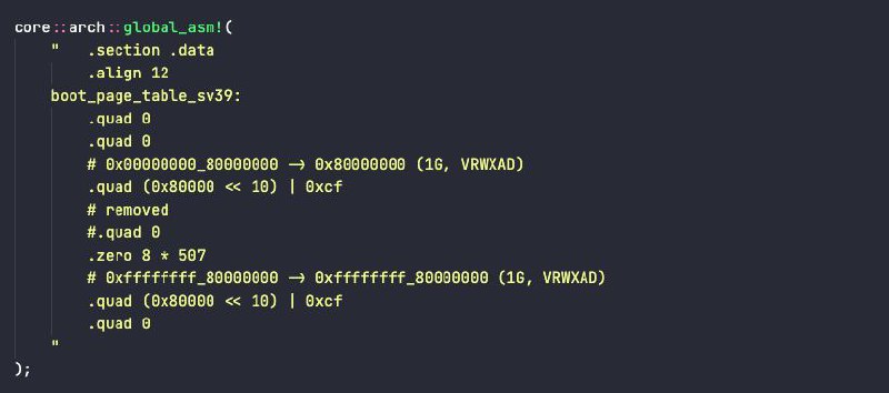 #今日生草启动页表直接放进data段